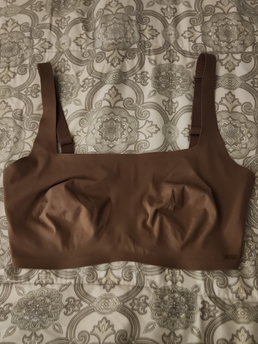 SKIMS Scoop Bralette in Chocolate
